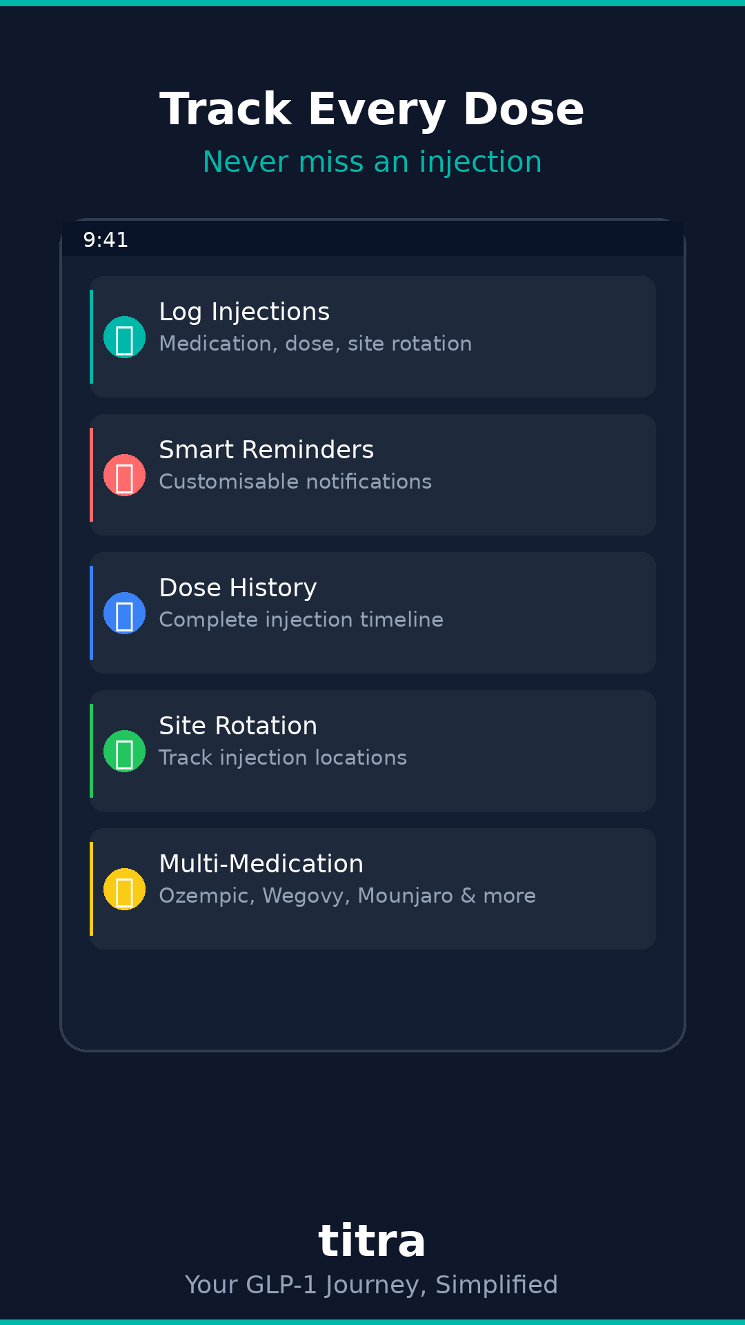 Titra app screenshot